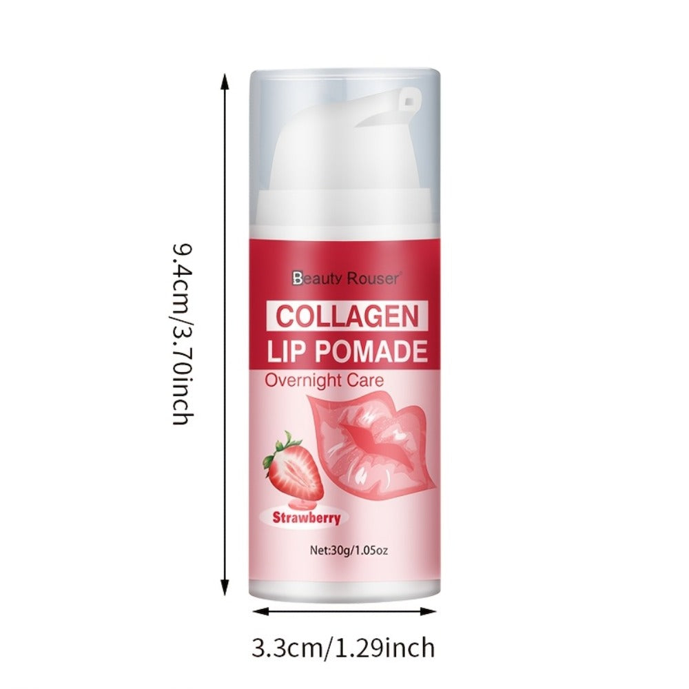30 g Clear Lip Pomade in Single Checkout Option for Day or Night Lip Care and Glossy-Finish Routines