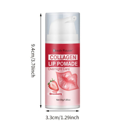30 g Clear Lip Pomade in Single Checkout Option for Day or Night Lip Care and Glossy-Finish Routines
