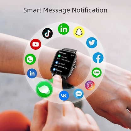 Smartwatch – with Remote Photo Control & HD Voice Calling, Large Screen Unisex , Message Notifications, Multiple Sport Modes, Heart Rate…