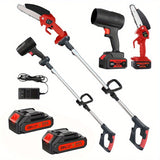 3-in-1 Black and Red Set