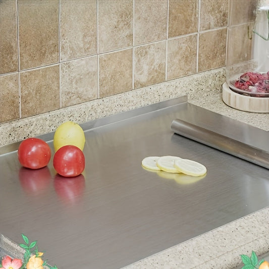 Cutting Board Stainless Steel Prep Surface in Four Sizes from 15.75 x 11.8 to 27.6 x 19.7 Inches