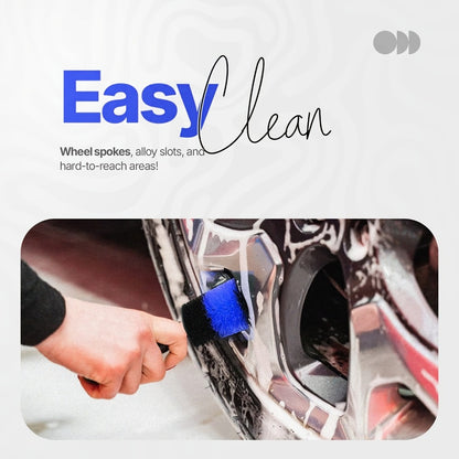 26-Piece Car Detailing Kit – Complete Car Cleaning Brush Set with Drill Brushes, Wheel Brush, Wash Mitt, Cleaning Gel & Squeegee for Interior, Exterior & Wheels
