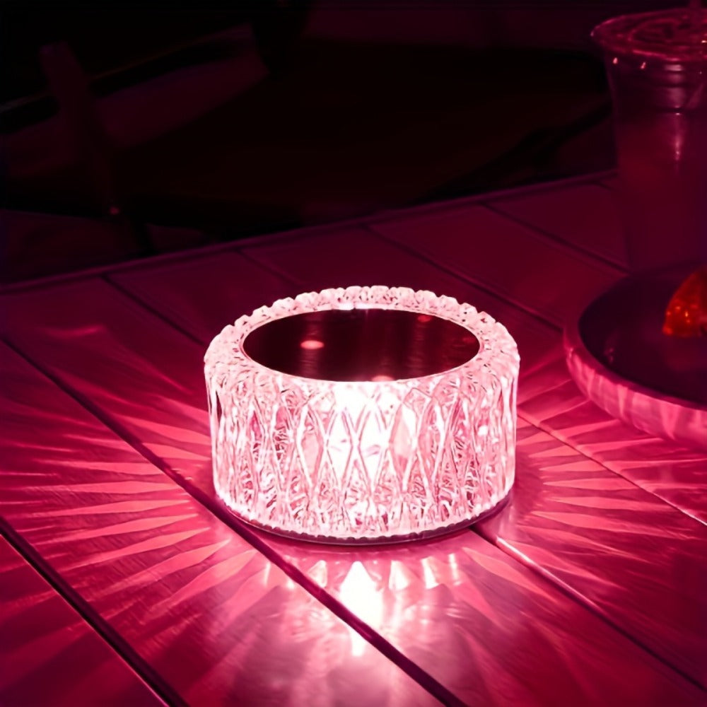 Night Light with 16 Color Modes, Three Brightness Levels, Touch Control and USB-Rechargeable Bird’s-Nest Design