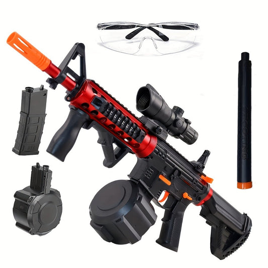 High-Performance Rechargeable Electric Splash Ball Toy Gun – USB Charge Portable Combat Outdoor Shooting Rifle for Kids Boys Teens, Party Gift Christmas New Year Birthday Outdoor Game