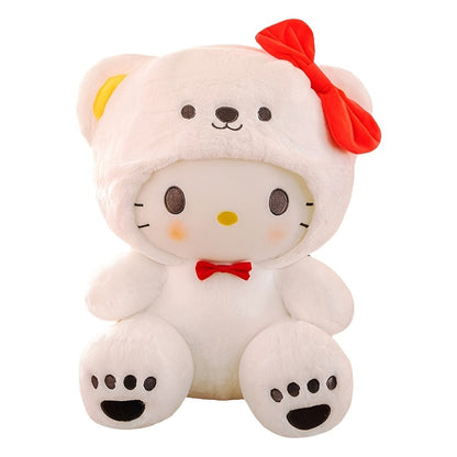 Plush Toy – Big-Eared Puppy Character Doll in White, Blue Jade or Pudding Color Styles for Collecting