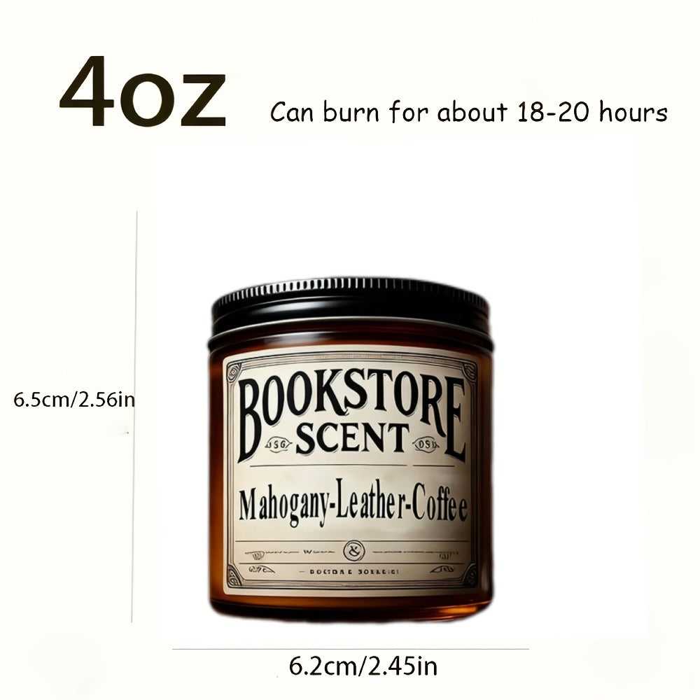 Book-Themed Jar Candle in 4oz or 8oz Singles, Two-Piece Sets and Four-Piece Gift Box Configurations