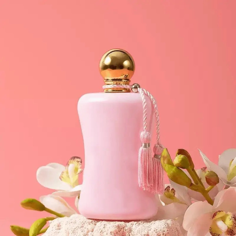 Perfume for Women 75ml EDP with Turkish Rose, Lychee and Soft Musk in an Elegant Pink Spray Bottle