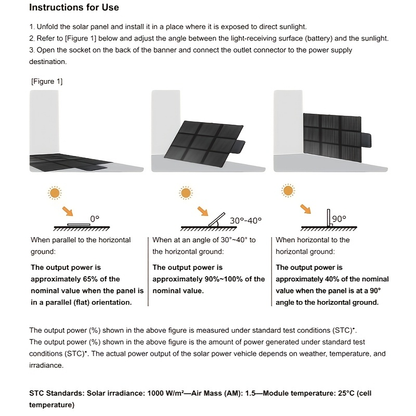 Foldable Solar Panel 120W 200W 300W 400W 22.5% High Efficiency Monocrystalline Portable Outdoor Solar Charger for Camping Boating RV Off-Grid Power Station Hiking Travel