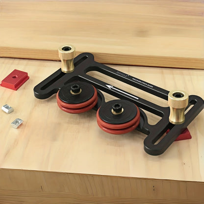 Feather Board Roller Guide for Table Saw – Aluminum Alloy One-Way Safety Stock Feeder with T-Track Mount, Anti-Kickback Woodworking Press Guide Tool