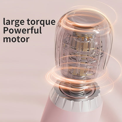 5-Speed USB Rechargeable Handheld Electric Massager Wand — Full Body Vibration Massage for Neck Back Shoulders Legs Waist Foot, Portable Cordless Relaxation Tool Gift for Women Men Athletes Seniors