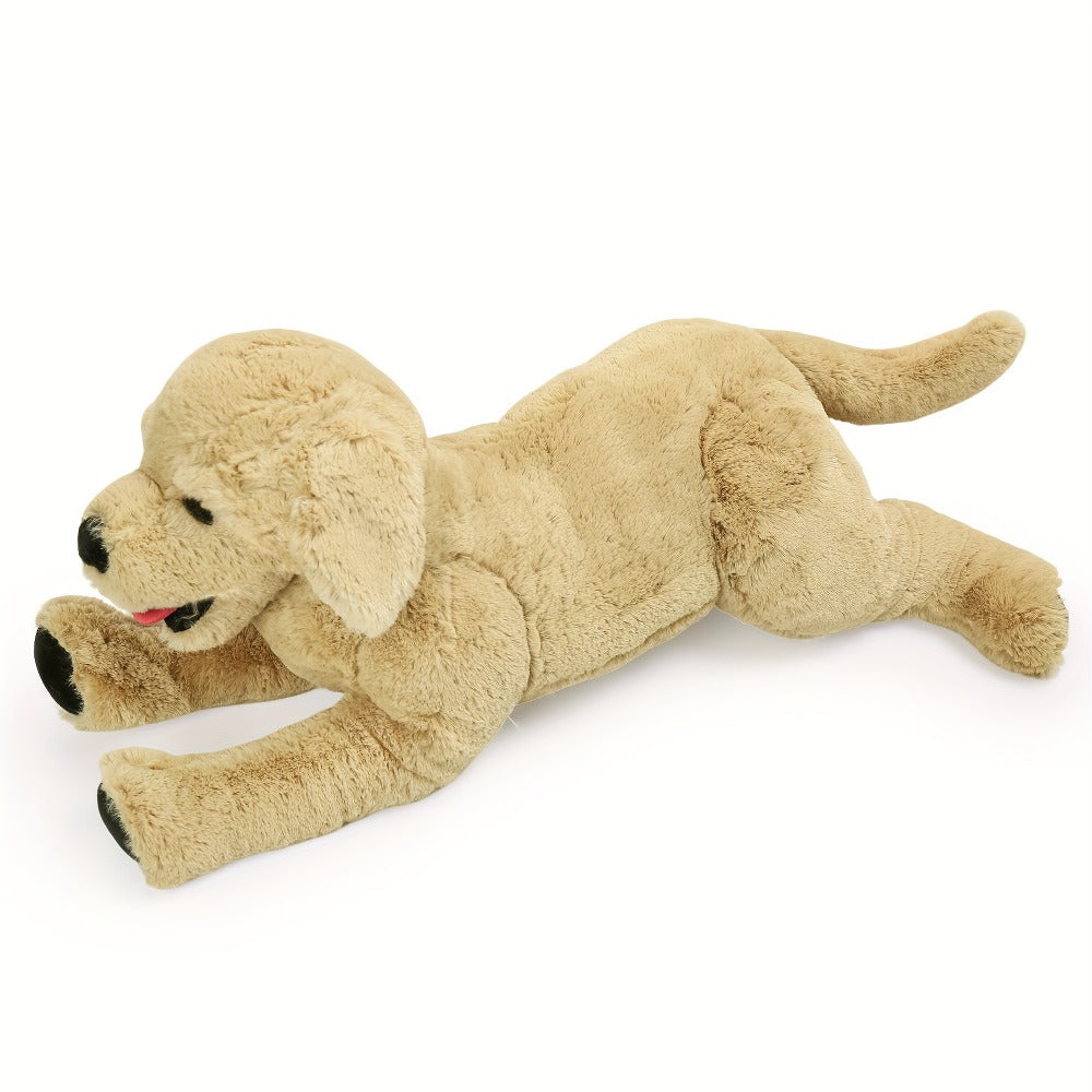 Plush Toy – Golden Retriever 21-Inch Lying Puppy with Soft Coat for Large Cuddly Display and Gifting
