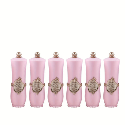 Color Changing Lip Balm Set 6PCS Flower Jelly Lipstick Thermostat Tinted Moisturizing Peach Flavor - Glossy Natural Look Lip Care Gift for Women Girls Pink Black