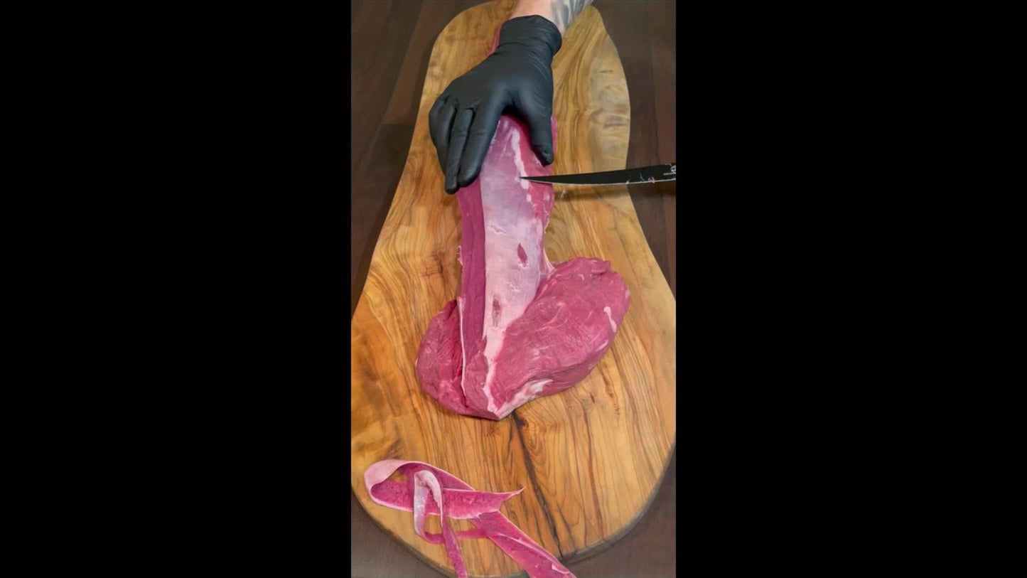 Four-Piece Fillet Knife Set with 5-, 6-, 7- and 9-Inch Labels, Zip Storage Bag and Pocket Sharpener