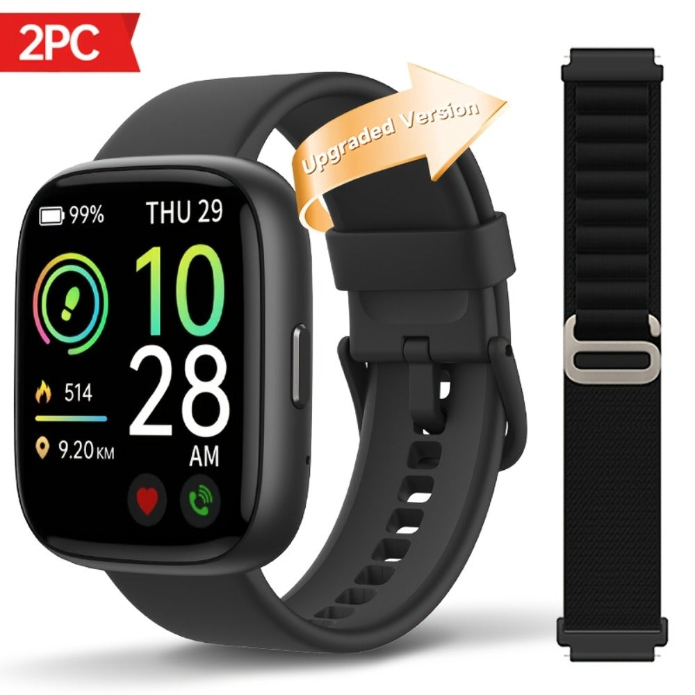Smartwatch – Alexa Built-in Waterproof 1.83" HD – Wireless Calling, 100+ Sport Modes, Heart Rate SpO2 Sleep Tracker, Optional Woven…