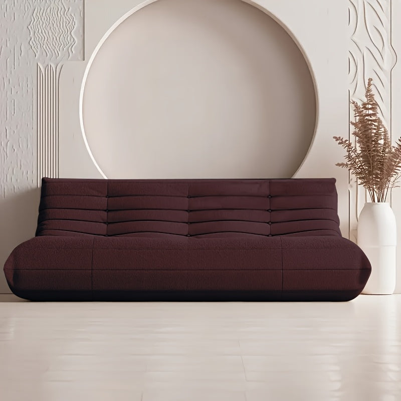 Bean Bag Chair shown in the Brown Coffee Three-person For CATERPILLAR option
