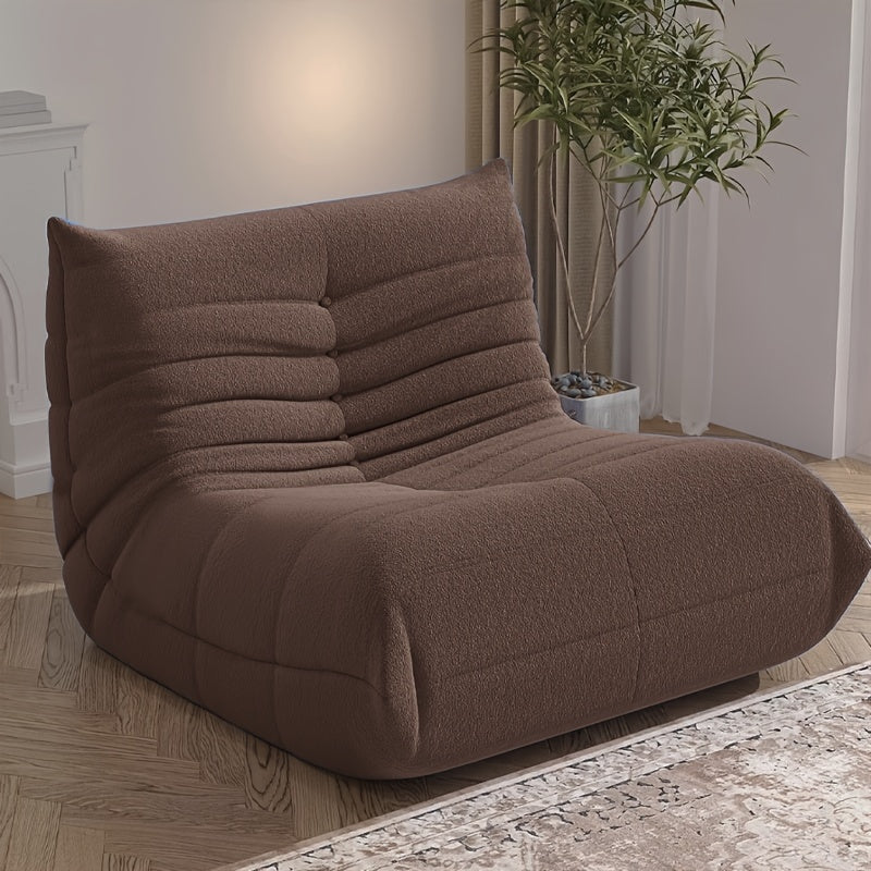 Bean Bag Chair shown in the Coffee Brown option