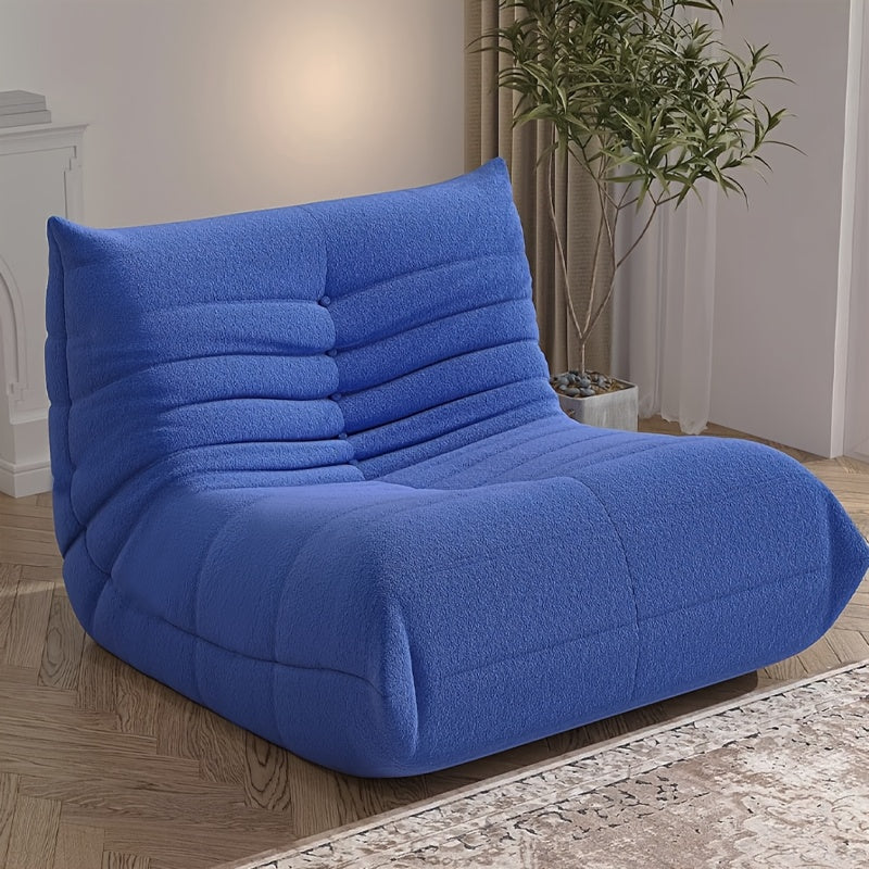 Bean Bag Chair shown in the Dark Blue option