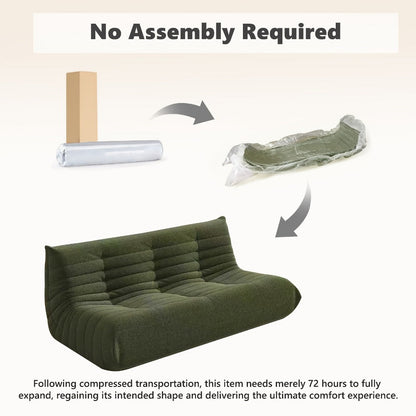 Bean Bag Chair, Soft Floor Lounger for Comfortable Everyday Seating detail image - detail view 16