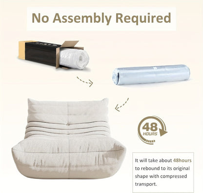 Bean Bag Chair, Soft Floor Lounger for Comfortable Everyday Seating detail image - detail view 38