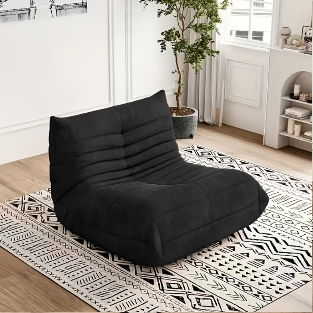 Bean Bag Chair, Soft Floor Lounger for Comfortable Everyday Seating detail image - detail view 3