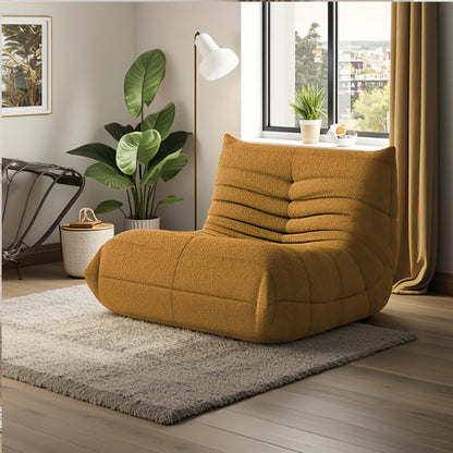 Bean Bag Chair, Soft Floor Lounger for Comfortable Everyday Seating detail image - detail view 8