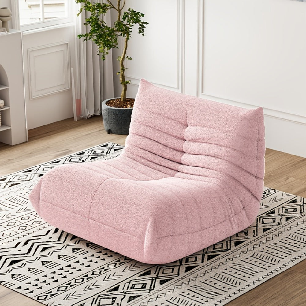 Bean Bag Chair, Soft Floor Lounger for Comfortable Everyday Seating detail image - detail view 9