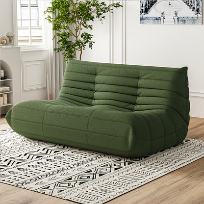 Bean Bag Chair shown in the Green double seat option