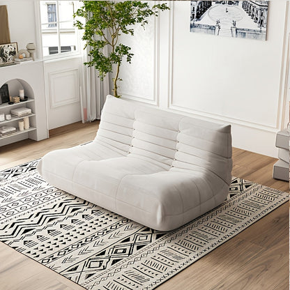 Bean Bag Chair shown in the White+double Seat option