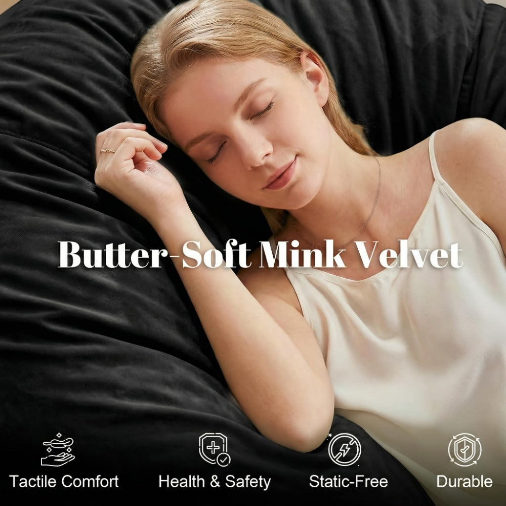 Bean Bag Chair with Washable Cover and Multiple Color Options detail image - detail view 13