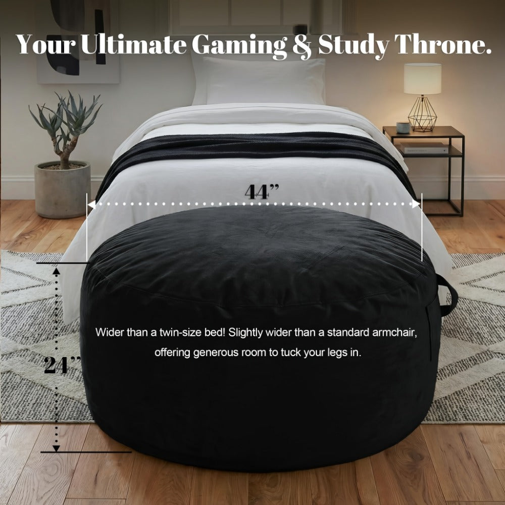Bean Bag Chair with Washable Cover and Multiple Color Options detail image
