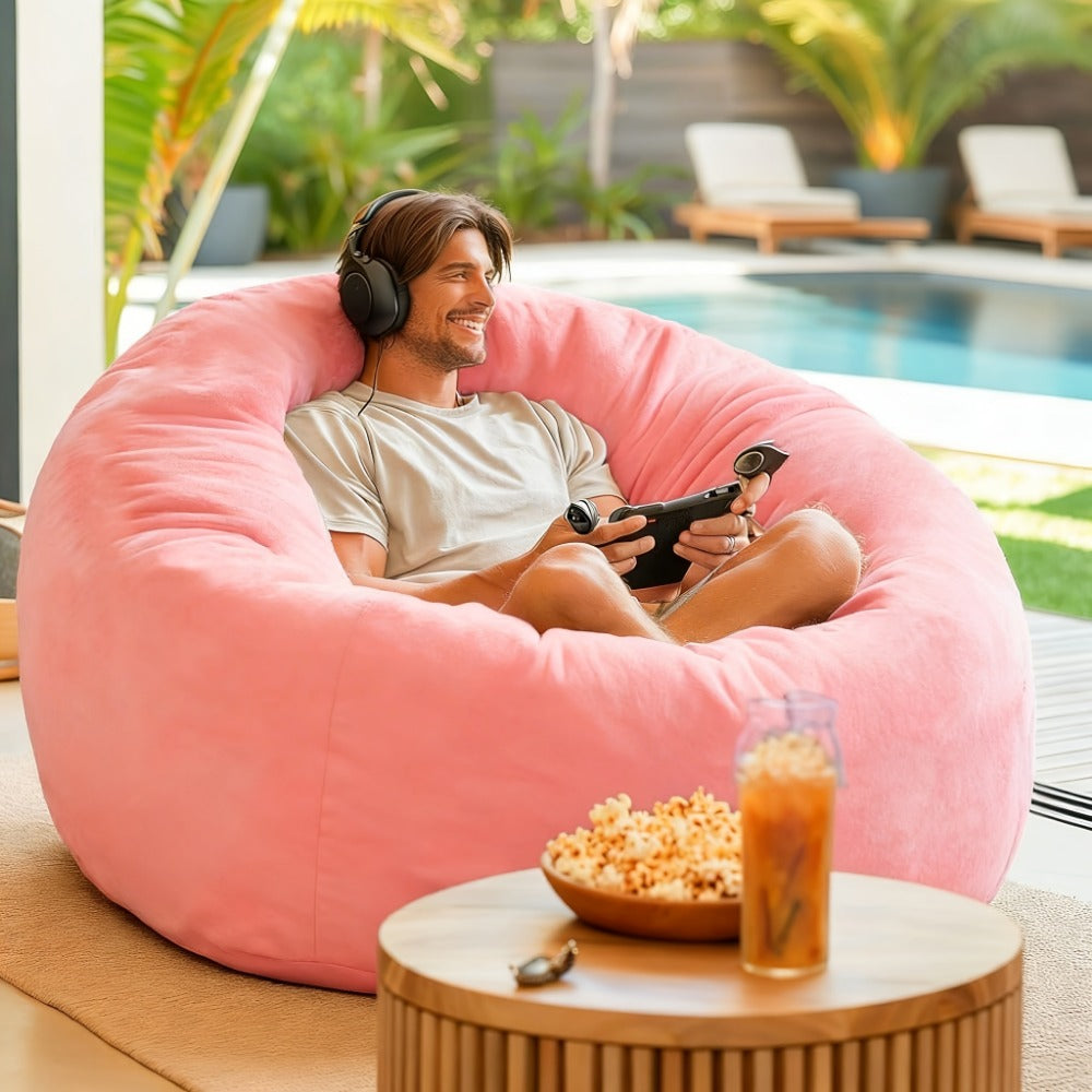 Bean Bag Chair with Washable Cover and Multiple Color Options detail image - detail view 9