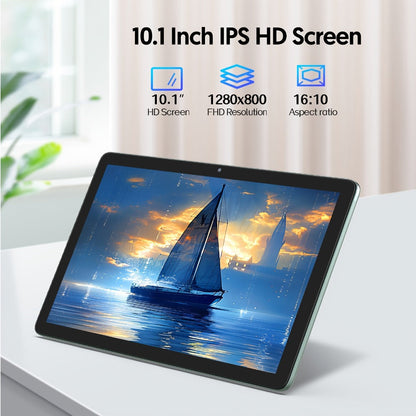 Android Tablet 10 or 11-Inch with Android 14, 8GB Total RAM, 128GB Internal Storage and 8000mAh Battery