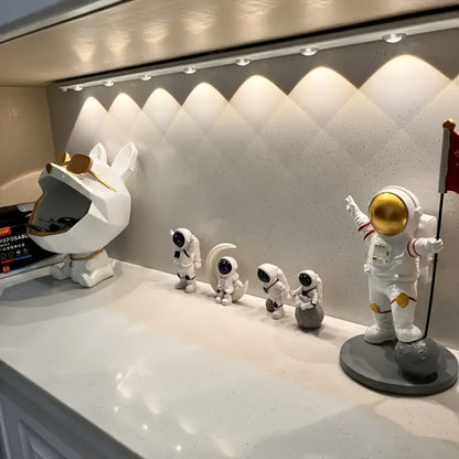 LED Strip Light Motion Sensor Bar with USB Rechargeable Power, Three White Tones, 20–50cm Sizes and One or Two Packs