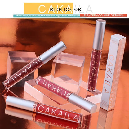 18-Piece Matte Lipstick Set for Women — Long-Wearing Smudge-Proof Moisturizing Liquid Formula, Smooth Creamy Velvety Finish, All-Day Comfortable Wear, Multi-Shade Lip Color Collection Gift