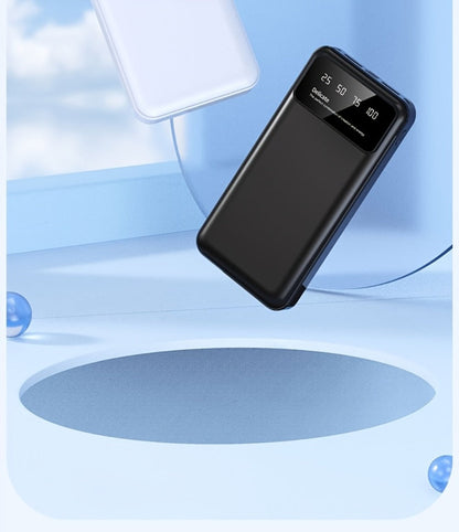Power Bank 50000mAh with Dual USB Ports, Digital Battery Display and Three Color Options for Travel