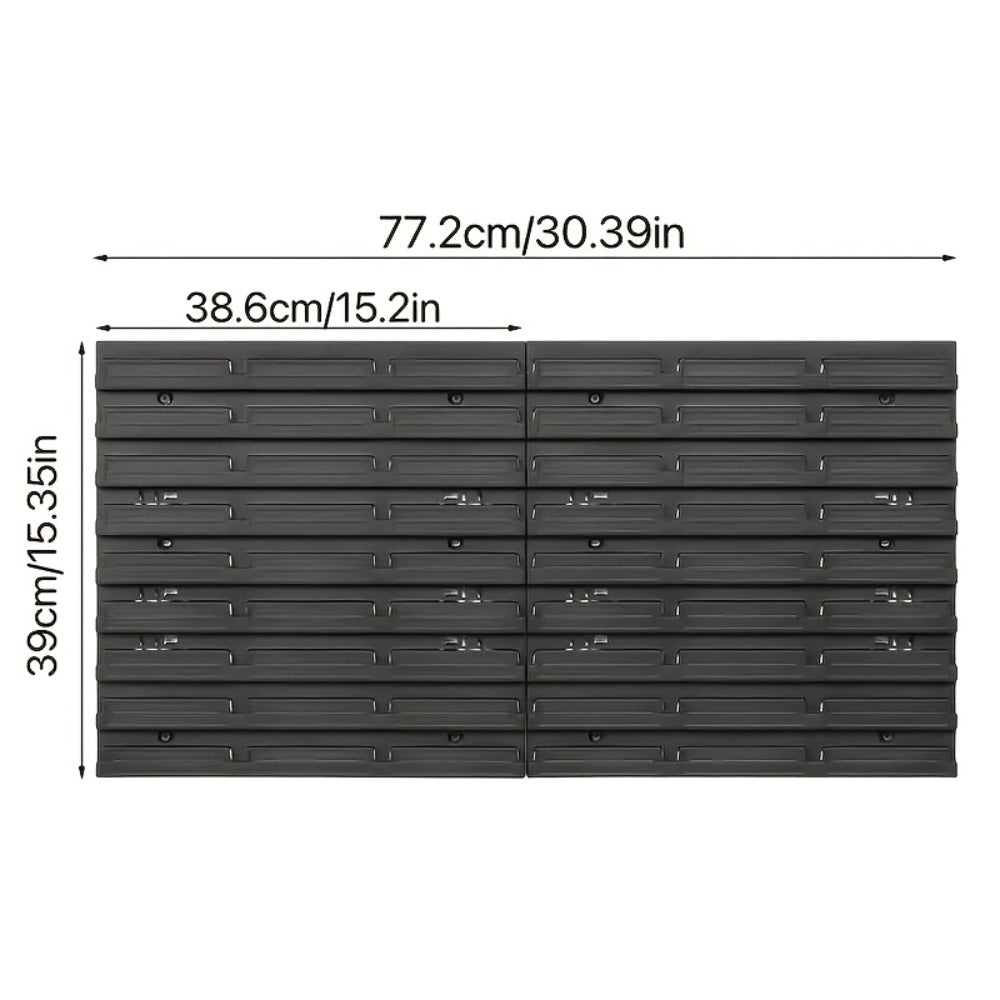 Tool Organizer Set – Multi-Functional Wrench, Screwdriver, Drill Bit & Hammer Storage Rack | Garage Tool Organizer Wall Mount for 39/69 Piece Tool Sets | Workshop Tool Holder Gift for Men & DIY Enthusiasts