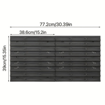 Tool Organizer Set – Multi-Functional Wrench, Screwdriver, Drill Bit & Hammer Storage Rack | Garage Tool Organizer Wall Mount for 39/69 Piece Tool Sets | Workshop Tool Holder Gift for Men & DIY Enthusiasts
