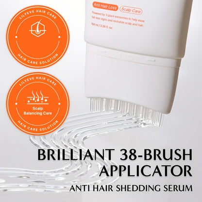 Itchy Scalp Serum with Built-In Massage Brush Applicator — Heartleaf Exocrine Complex, Fragrance-Free, Soothes Dry Sensitive Scalp