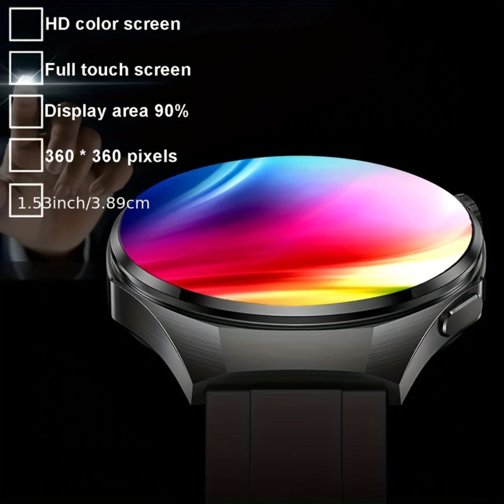 Smart Watch Hexagonal-Bezel 1.83-Inch Display with Wireless Calling, Custom Faces and Four Styles