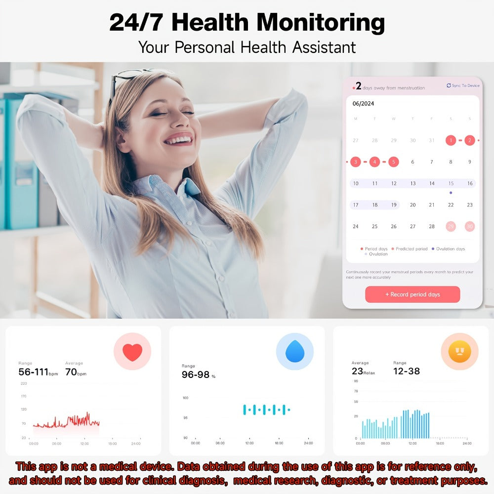 Smartwatch – with Built-in Alexa FAWEIO 1.8" HD Touch Screen, Bluetooth Calling, 100+ Sport Modes, Fitness Tracker Heart Rate Sleep…