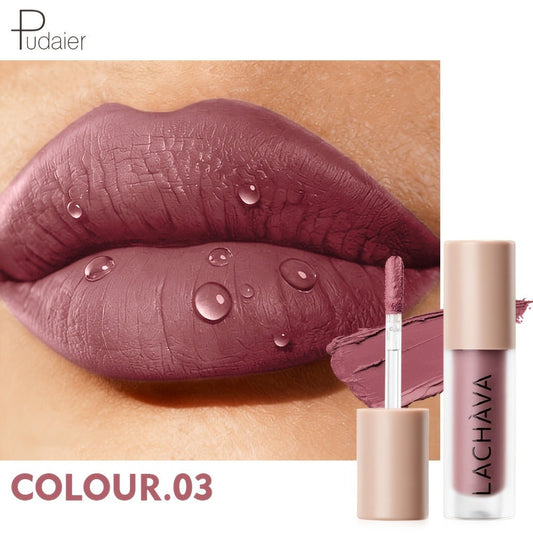 Matte Liquid Lipstick for Women — Velvet Soft Non-Drying Waterproof Long-Lasting Formula, Highly Pigmented Full Coverage Lip Color in Nude Brown Pink Red Purple Gold Shades