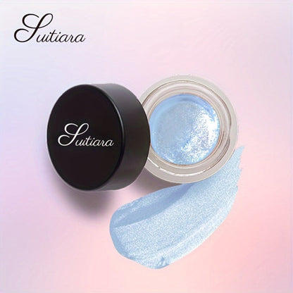 Shimmer Jelly Eyeshadow 2 Pack – Icy Cool Tone Frosty Glow Gel Eye Makeup, Long-Lasting Non-Creasing Blendable Formula, High Shine Luminous Finish for Holiday Party Glam