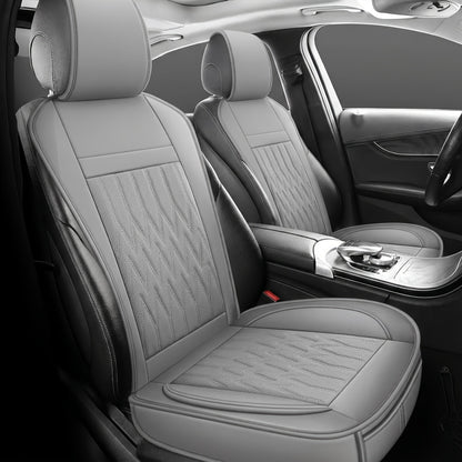 Car Seat Covers Front Pair with Full-Surround High-Back Design and Fifteen Color or Pattern Options
