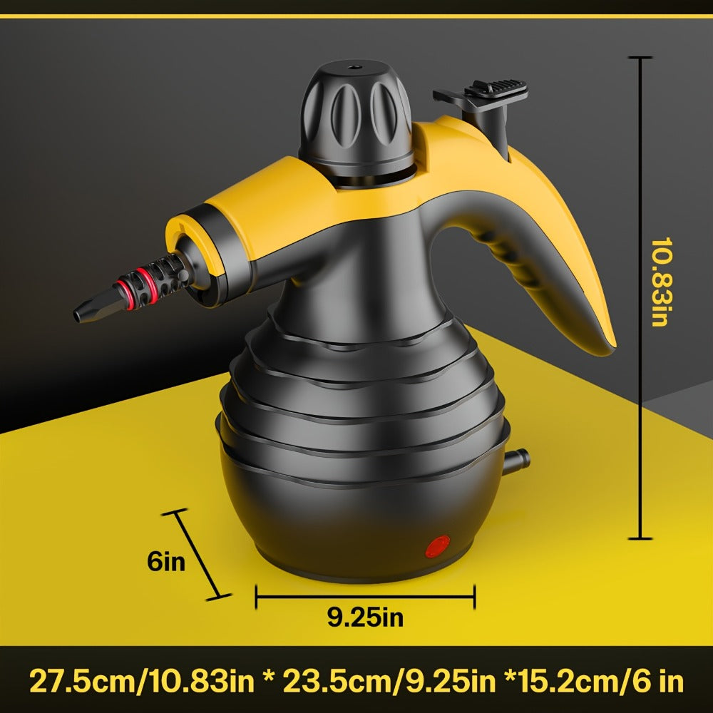 Steam Cleaner 11-in-1 Corded Handheld Kit with Long Hose, Detail Brushes and Window Cleaning Attachment