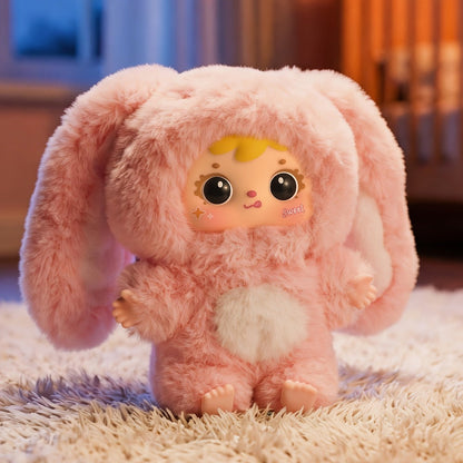 Kawaii Plush Keychain Charm – Cute Pet Healing Doll Rabbit Bear Stuffed Animal Bag Pendant, Random Style, Birthday Gift for Girls & Teens