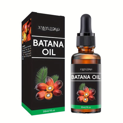 Batana Oil Hair Treatment Leave-In Essence 30ml - Plant Extract Deep Moisturizing Scalp Care, Lasting Fragrance, Frizz Control, All Hair