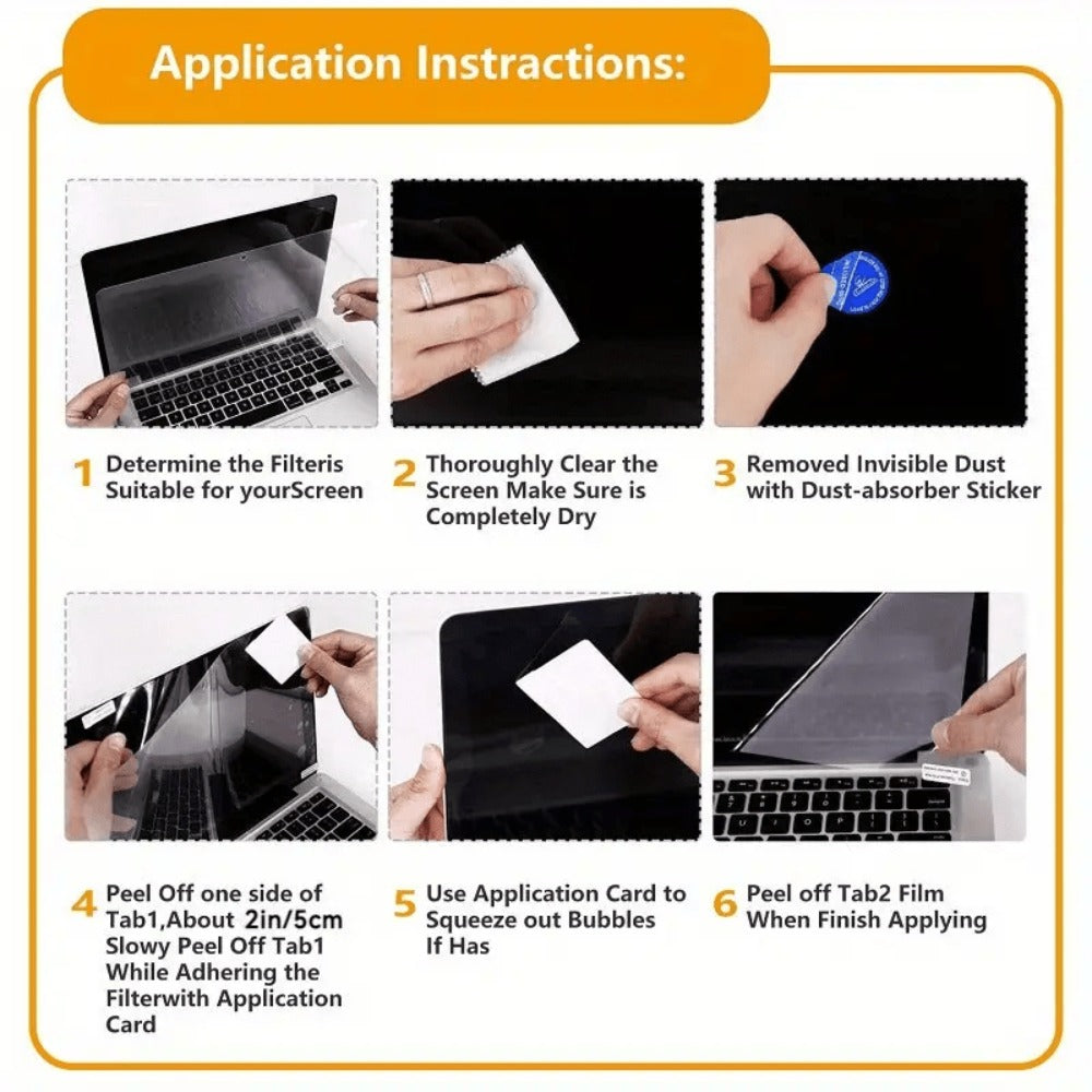 MacBook Air 13.6 Privacy Screen Filter 2022-2025 M2 M3 M4 - Removable Matte Anti-Glare Blue Light Blocking Protector, Anti-Scratch Anti-Fingerprint, Secure Magnetic Attachment, Eye Strain Relief