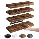 4pcs-Rustic Brown