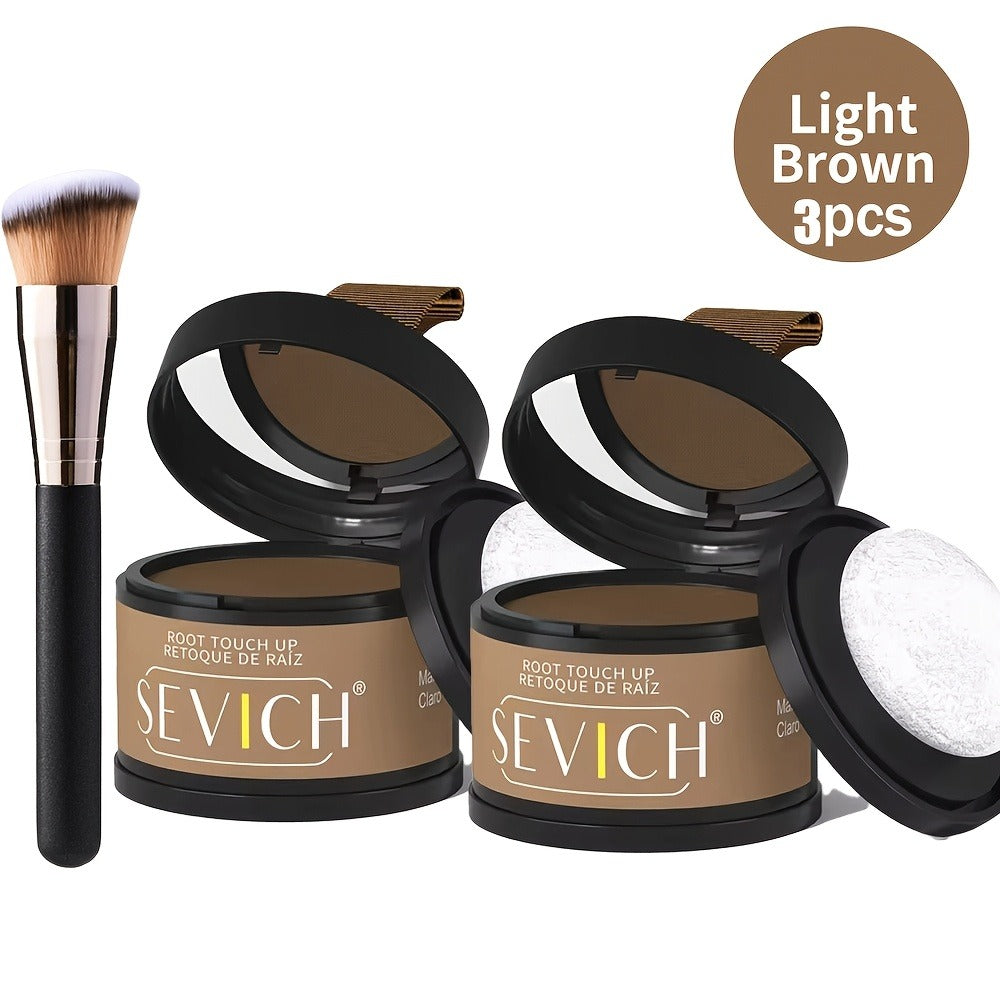 Root Touch-Up Hairline Powder Compact in Thirteen Shades with Exact Two- or Three-Piece Options