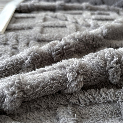 Sofa Cover Soft Polyester Velvet Bohemian Jacquard Throw for 3 or 4-Seater Sofas in Five Colors
